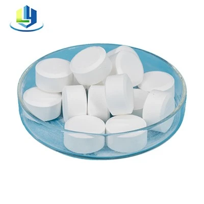 Trichloroisocyanuric Acid 20g ntsiav tshuaj 90% TCCA tshuaj tua kab mob