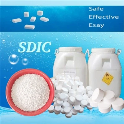 25kg Granular 8-30mesh Powder Sodium Dichloroisocyanurate Dej Kho Tshuaj SDIC