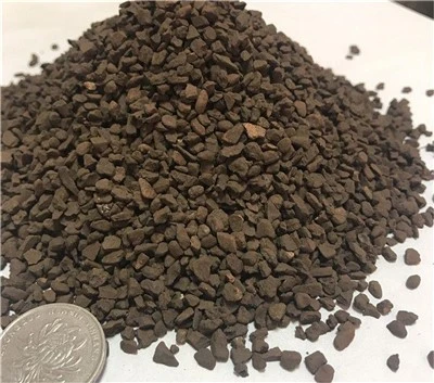 Kev Muag Khoom Zoo Tshaj 82% Mno2 Manganese Dioxide Ntsuab Manganese Sand Rau Tshem Tawm Hlau